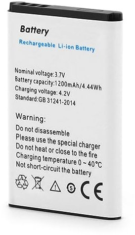 SHAWOROCE 1200mAh 3,7V Akku Kompatibel mit Nokia Handy Telefon 220 C2 N70 100 1616 2610 2710C 3100 3110 3650 7610 N-Gage BL-5C BL-05 BL5C GSM Smartphone Li-Ionen-Batterie Wiederaufladbare