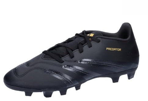 adidas Unisex Predator Club Football Boots Flexible Ground Fußballschuhe, core Black/Carbon/Gold met, 46 EU