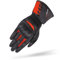 SHIMA STX Motorrad Handschuhe Herren Leder Lange Sommer Motorradhandschuhe Schutz Touchscreen Touren Lederhandschuhe Motorcycle Belüftet Verstärkt Scheibenwischer (Männer, Rot, XL)