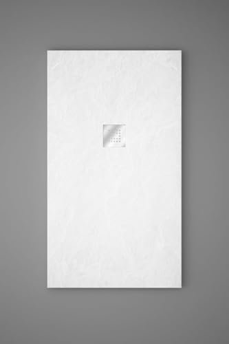 STROHM TEKA INCA Plato De Ducha Resina Blanco - Medida: 100x70 cm 100x70 cm