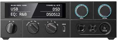 FiiO K15 Desktop DAC och hörlursförstärkare (svart)