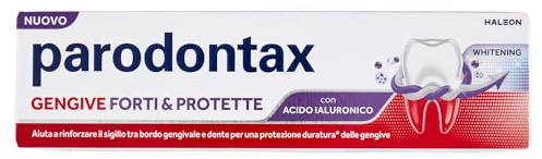 Parodontax Whitening Zahnpasta für starkes und geschütztes Zahnfleisch mit Hyaluronsäure 75 ml