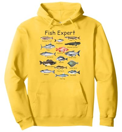 Fish Expert Graphic Herren Kleinkind Jungen Angelbekleidung Kinder Pullover Hoodie