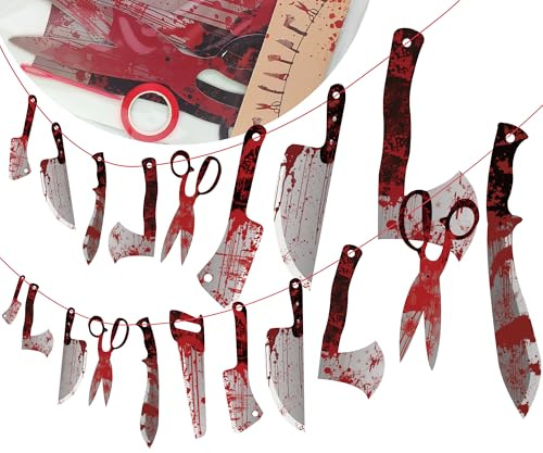 OHOME Halloween Party Decorations - 12 Pack Trunk or Treat Banner | Halloween Decorations for Indoor Outdoor Outside - Hanging Backdrop Garland Decor for Birthday Party Favors Supplies