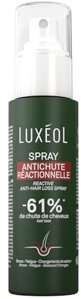 LUXEOL - Spray Antichute de Cheveux Réactionnelle - -61% de Chute de Cheveux Avec +6250 Cheveux Sauvés de la Phase de Chute* - Efficacité Prouvée - Fabriqué en France - 100 ml