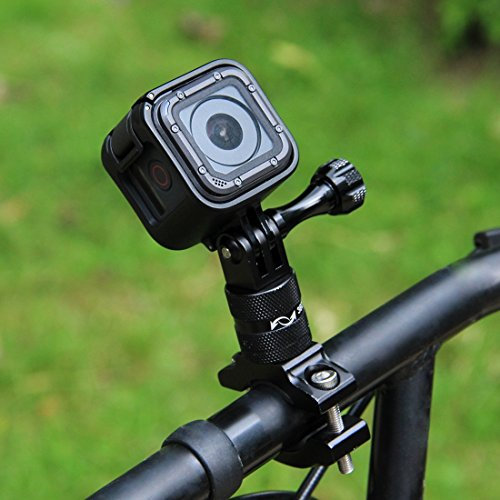 PULUZ 360 degrés de Rotation du Guidon de vélo en Aluminium Adaptateur de Guidon avec vis pour GoPro Hero 6/5 / 4/3+ / 3/2/ 1 Session 5/4, Xiaoyi Caméra de Sport