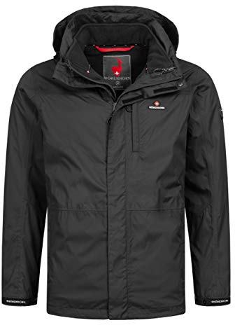 Höhenhorn Arcalod Pro Veste d'hiver 3 en 1 pour homme, Noir Pro, XXL