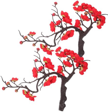 Milisten 2 Pièces Simulation Fleur De Prunier Artificielle Fleur De Prunier Choisir Fausse Fleur De Prunier Choisir Bouquet Branche Branches De Fleur De Prunier Fausse Fleur De Prunier