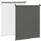 WOLTU Verdunkelungsrollo Klemmfix Thermorollo Fensterrollo innen ohne Bohren Rollo Verdunkelung Sichtschutz Sonnenchutz Klemmrollo Seitenzugrollo für Fenster & Tür 80x150cm, Schnurlos Anthrazit