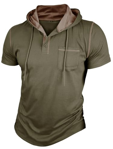 MakingDa Kortärmad huvtröja för män träning gym pullover tröja med huva atletisk ficka muskelpassform sommar sweatshirt lätt löpning boxning vandring sport huvtröjor tröjor tröjor