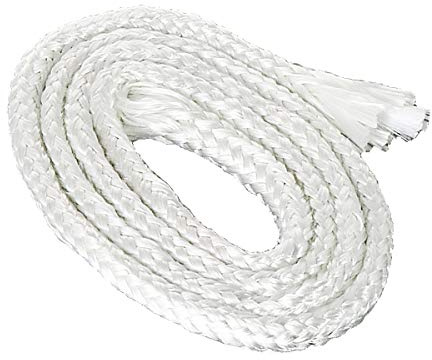 NKlaus 5 m glasfiberveke rund Ø 8 mm för smältljus spiritus lampa oljelampa för rengjord lampolja paraffinolja permanent veke, trädgårdsfackel, fotogenlampa 1250