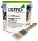 OSMO Landhausfarbe High Solid 2,5 L Dunkelbraun 2607 Wetterschutzfarbe Wasserabweisend + Flächenstreicher Pinsel von Pfahler Gratis