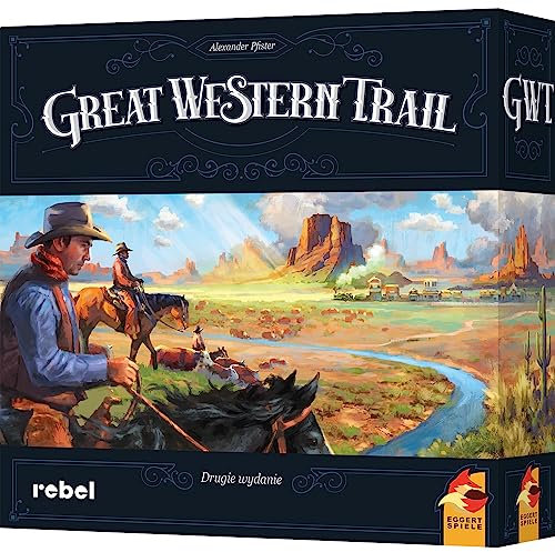 Rebel | Great Western Trail (Zweite Ausgabe) | Brettspiel | Alter 12+ | 1-4 Spieler | Spielzeit 75+ min