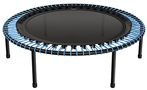 bellicon Trampolín fitness 100 cm (azul) | Patas de tornillo resistentes y suspensión de anillo de cuerda de hasta 150 kg (extrafuerte) | Marco de 3 piezas | Fabricado en Alemania