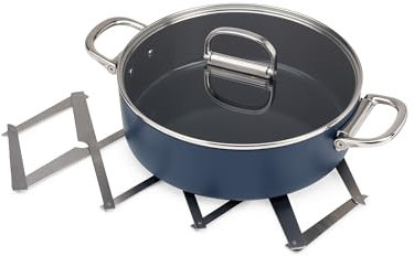 Joseph Joseph Space Folding Expandable Trivet For Hot Pots And Pans, Expanding Nonslip Stand, Heat Resistant Mat For Kitchen Worktop - Stainless Steel, Silver