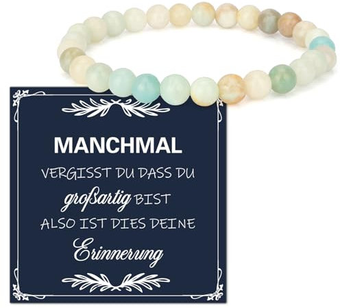 Valentinstag Jahrestag Geschenk für Sie, Geschenk Freundin Geburtstag, Liebes Geschenk für Sie, Perlenarmband, Kleine Geschenke für Frauen, Personalisierte Geschenke Frauen Glücksarmband Damen