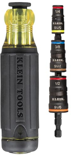 Klein Tools 32303HD Impact Driver Set, 20-in-1 SAE Impact Rated Sockets and Screwdriver Tool with Phillips, Slotted, Square and Torx Tips