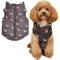 Asmea Hundemantel Winter Hundejacke Warme Hundemantel für Kleine Mittelgroße Grosse Hunde Winddichte Hundekleidung Hundeweste mit Geschirr Loch Hundejacke für Winter kaltes Wetter Schwarz S