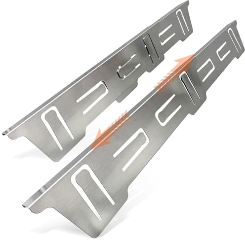 Stainless Steel Stove & Counter Top Gap Covers Adjustable Length 13.8-27.6”Oven Side Filler Kit Between, Heat Resistant Slide-in Range Trim Guard for Seamless Kitchen Accessories (Silver)