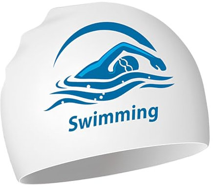 Badekappe Silikon Schwimmkappe Anti-Rutsch Bademütze Damen Herren Erwachsene Jugendliche Bademütze Silikon wasserdichte Schwimmhaube Badehaube für Langes und Kurzes Haar