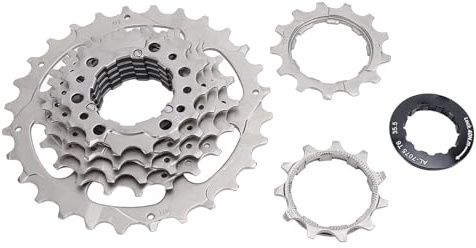 Cykelkassett 7-växlad rostfritt stål Aluminiumlegering Lågt ljud Cykelkassett Svänghjul för C T Pline Hållbar Smidig körning Uppgradering Ersättningsdelar