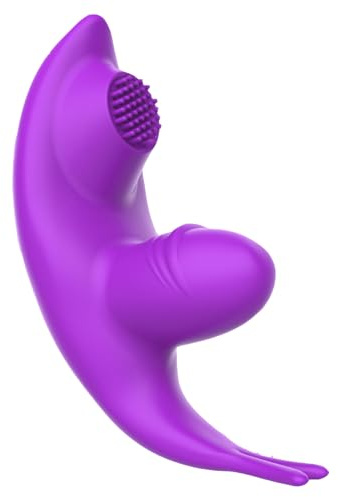 9 vibrationslägen för par, bärbar mjuk silikon som kan böjas B10RT purple