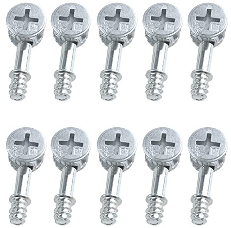 Antrader 10Set Furniture Cam Lock Connecting Fitting,812 Fitting+28mm Screw