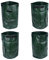 Lychee 4 Pack 10 Gallon Potato Grow Bags PE Portable Premium Breathable Potato Growing Bag for Grow Vegetables Potato Carrot Onion Tomato, 35cm x 45cm