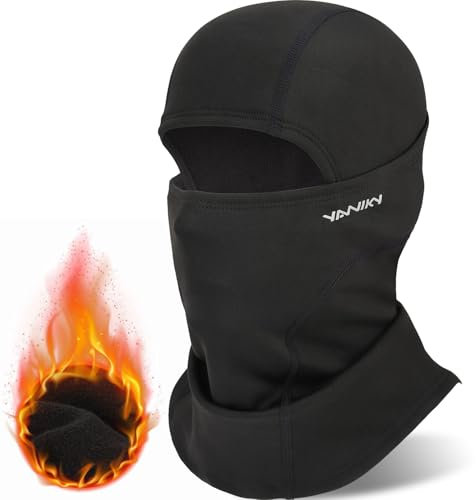 YANIKY Sturmhaube Winddichte Warme Skimaske Fahrrad Sturmmaske Winter Balaclava für Herren Damen Atmungsaktiv Gesichtsmaske für Radfahren, Skifahren, Motorrad, Outdoorsports