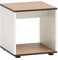 Schildmeyer Sitzhocker Katta 158595, weiß matt/Akustikpaneel Optik, 40 x 40 x 42 cm