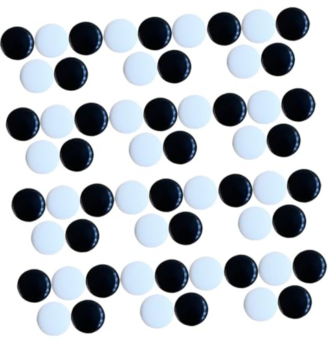 DECHOUS 360 Pezzi di Pietre da Gioco Go in Melamina Sicure e Pratiche, Stile Creativo, Resistenti per Uso Domestico e Scolastico, Accessori per Gioco da Tavolo Go