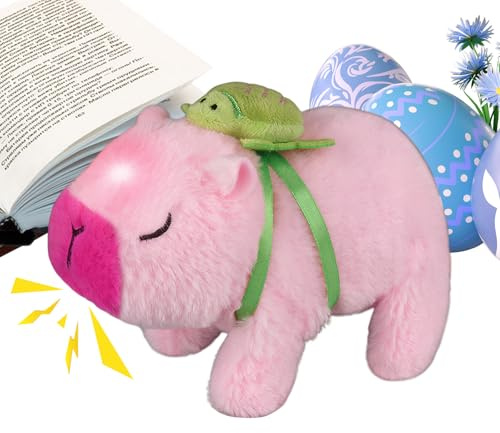 Peluche Capibara che Cammina Animale Domestico,Adorabile Peluche Elettronico Animale Domestico Giocattolo | Bambola Capibara Camminante - Per Ragazzi Ragazze Bambini Casa Viaggio Camera Dei Bambini In