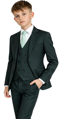 Boys 5 Piece Forest Green Suit Milano Mayfair (UK, Age, 10 Years)