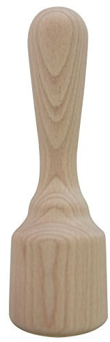 Elettro Center Art.152 Pestello con Base Piatta, Legno, Marrone