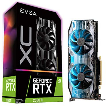 EVGA GeForce RTX 2080 Ti XC GAMING, 11GB GDDR6, Dual HDB Fans & RGB LED Graphics Card 11G-P4-2382-KR (Renewed)