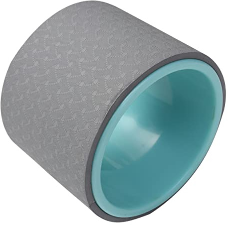 Anneome Yoga Wheel Backbend Artifact Pilates Training Tool 6.49In Fitness Roller for Women Waist Shape Muscle Support and Stretching Grey