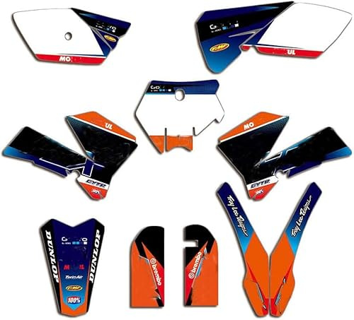ENARUI Dekor Aufkleber Decals Graphics Kompatibel mit KTM SX 85 SX85 2006 2007 2008 2009 2010 2011 2012