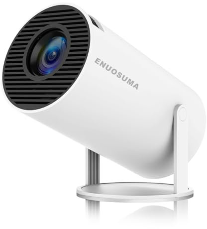 Mini Projector,Support 4K 1080P Portable Projector with Dual Band WIFI6 5G Wireless 5.0 Bluetooth Android 11, 200 ANSI Lumens, 180° Rotatable, Auto Keystone Correction, 35-130 Screen Video Projector