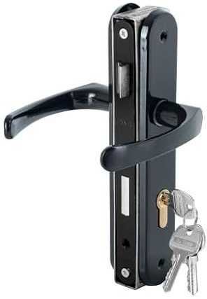 Torschloss + Schließzylinder 30/30 + Türklinke - Einsteckschloss Zylinderschloss - Tür Komplett Set Beschlag - Türschloss - Türgriffe - Zylinder - Drückergarnitur - Türbeschlag - Torbeschläge