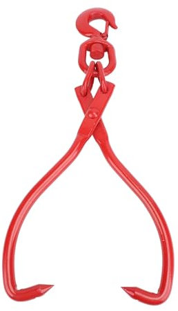 Pinzas para troncos de 16 pulgadas, agarrador de troncos, pinza para troncos, pinzas para registro, hechas de acero resistente, diseño ergonómico, diseño de rueda universal, fácil