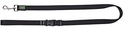 bub's Mains libres Sangle Chien avec trois positions normales, ceinture et bandoulière Largeur 25 mm Longueur de 1,15 m à 2 m (noir)