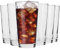 Krosno Water Glasses Drinking Set Highball Glasses | Set of 6 | 350 ML | Pure Collection | Large Half Pint Cocktail Juice Glasses | Ideal for Home Restaurant Events & Parties | Dishwasher Safe Tumbler
