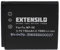 EXTENSILO 1x Batterie Remplacement pour Fuji/Fujifilm NP-50 pour Appareil Photo, Reflex numérique (750mAh, 3,7V, Li-ION)
