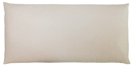 Giraffenland Grande cuscino di cirmolo 40x80cm - Percalle, cotone Bio, con fodera interiore supplementare bio - Cuscino ai trucioli di pino cembro
