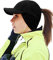 Gisdanchz Winter Basecap Damen Pferdeschwanz Mütze mit Ohrenklappen Laufen Cappy Frauen Kappe Schirmmütze Schildkappe WintermüTZE Damen Warm Women Baseball Cap Ponytail Hat, Schwarz S/M