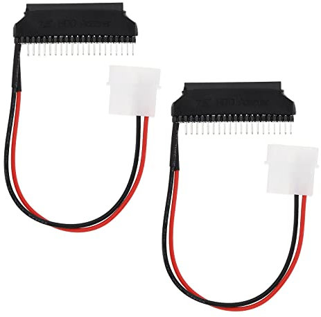 IDE-Festplattenadapter, 44-polig auf 40-polig, Ersatz für 6,3 cm (2,5 Zoll) auf Desktop, IDE-Festplattenadapter, Zubehör für Laptop, 2 Stück