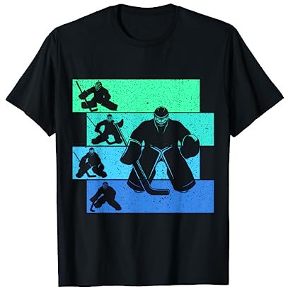 Eishockey Torwart Jungen Kinder Männer Eishockey T-Shirt