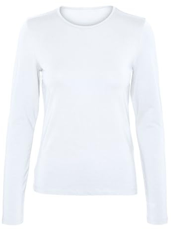 Vero Moda Vmlulu Ls Haut À Col Rond JRS GA Noos T-Shirt Manches Longues Femme
