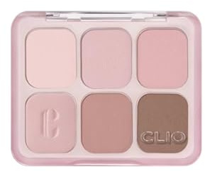 CLIO Muse Master Eyeshadow Palette, Korean Royal Heritage Edition, Baked Cream Powder Formula, Soft Lilac Mauve 6-Color with Matte & Shimmer for Daily Makeup, Safe for Sensitive Eyes (04 LILAC TALK)