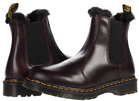 Dr. Martens Women's 2976 Leonore Chelsea Boots, Oxblood, 4 UK